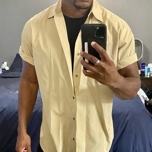 Banana Republic Short Sleeved Button Down